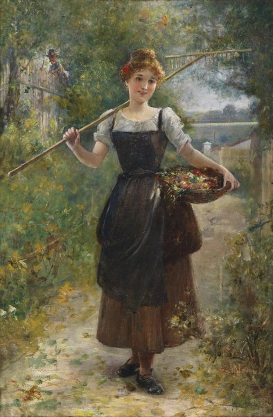 Main Product Photo of Am Heimweg Painting by Ernst Nowak