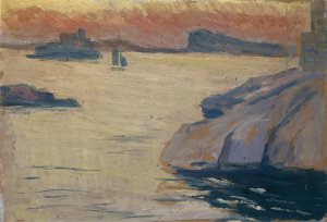 Kustengegend Oil painting by Ernst Schiess