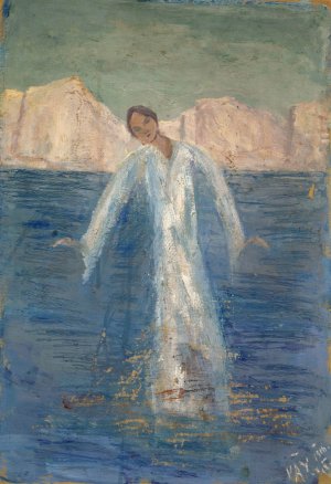 Pax by Ernst Schiess Oil Painting