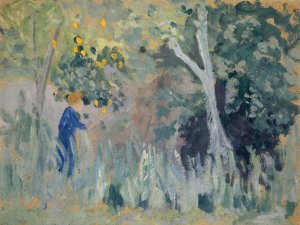 Zitonenernte by Ernst Schiess Oil Painting