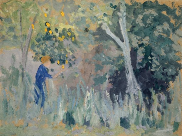 Zitonenernte by Ernst Schiess - Hand-Painted Oil Painting Reproduction
