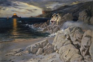 The Sirens by Ernst Stuckelberg Oil Painting