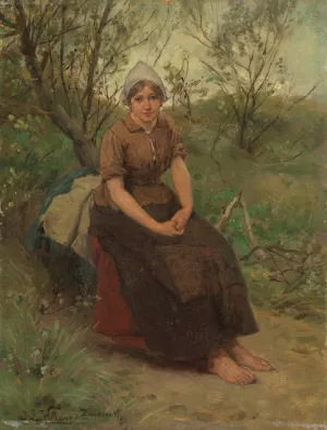 Zandvoortse vrouw by Ernst Witkamp Oil Painting