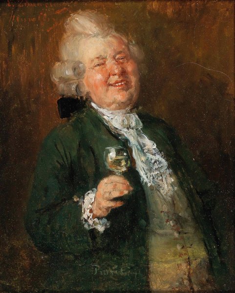 Main Product Photo of Cheers Painting by Ernst Zimmermann