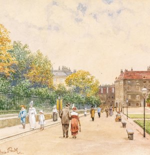 Beim Volksgarten by Erwin Pendl Oil Painting