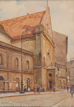 Kapuzinerkirche Wien by Erwin Pendl Oil Painting