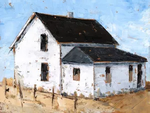 Abandoned Farmhouse II by Ethan Harper Oil Painting