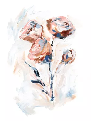 Abstract Rose Bouquet II by Ethan Harper Oil Painting