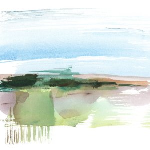 Abstract Wetland I by Ethan Harper Oil Painting
