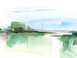 Abstract Wetland IV Oil painting by Ethan Harper