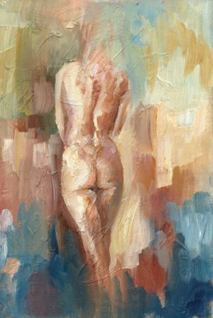 Amanda I Oil painting by Ethan Harper