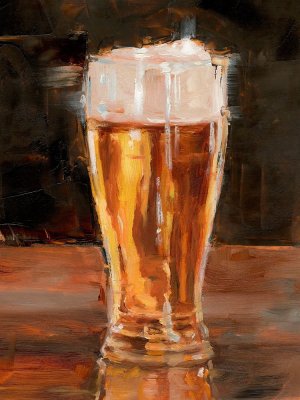Another Round IV by Ethan Harper Oil Painting