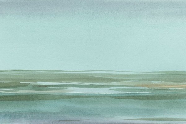 Aqua Reflections II by Ethan Harper - Hand-Painted Oil Painting Reproduction