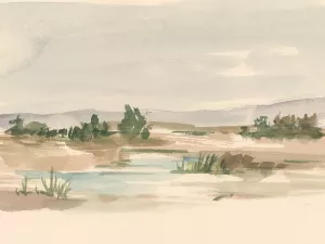 Arid Landscape II by Ethan Harper Oil Painting