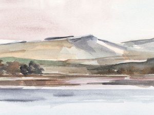 Autumn Mountain Valley I by Ethan Harper Oil Painting