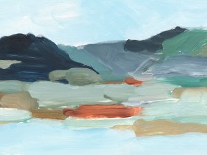 Autumn Mountains II Oil painting by Ethan Harper