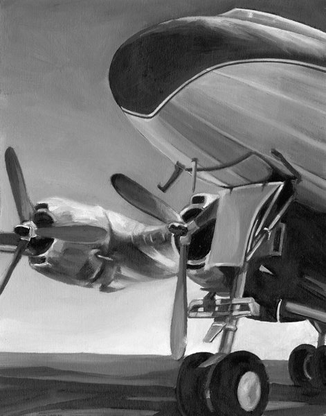 Main Product Photo of Aviation Icon II Painting by Ethan Harper