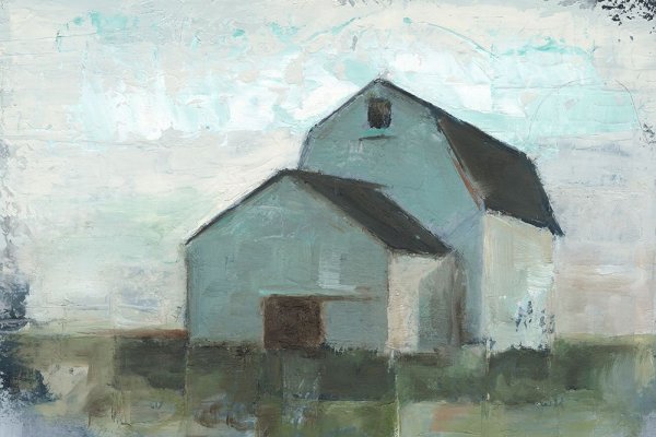 Barn at Sunset I by Ethan Harper - Hand-Painted Oil Painting Reproduction