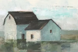 Barn at Sunset II by Ethan Harper Oil Painting