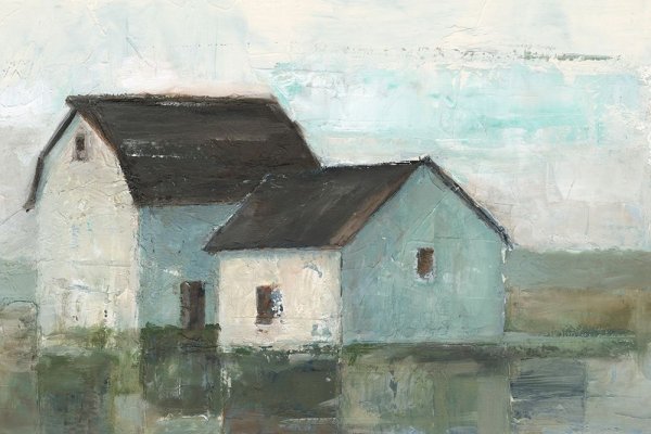 Barn at Sunset II by Ethan Harper - Hand-Painted Oil Painting Reproduction