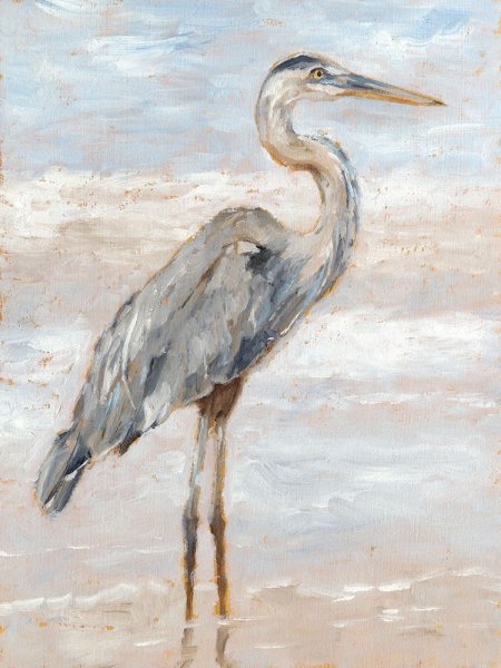 Main Product Photo of Beach Heron I Painting by Ethan Harper
