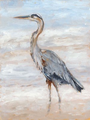 Beach Heron II by Ethan Harper Oil Painting