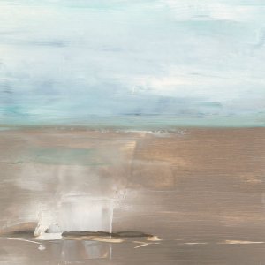 Beach Mirage I Oil painting by Ethan Harper