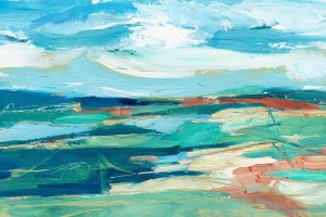 Beneath the Clouds II Oil painting by Ethan Harper