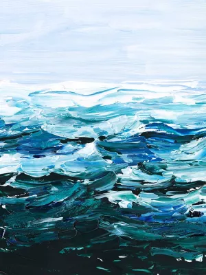 Beneath the Sea Surface II by Ethan Harper Oil Painting