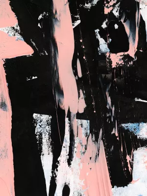 Black & Blush I by Ethan Harper Oil Painting