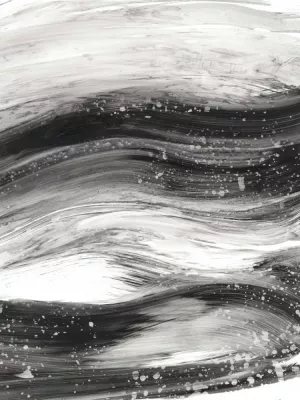 Black Waves II Oil Painting by Ethan Harper - Bestsellers