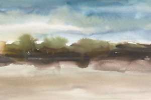 Blended Treeline I by Ethan Harper Oil Painting