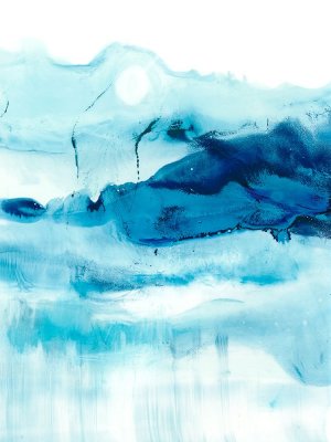 Blue Currents I Oil painting by Ethan Harper