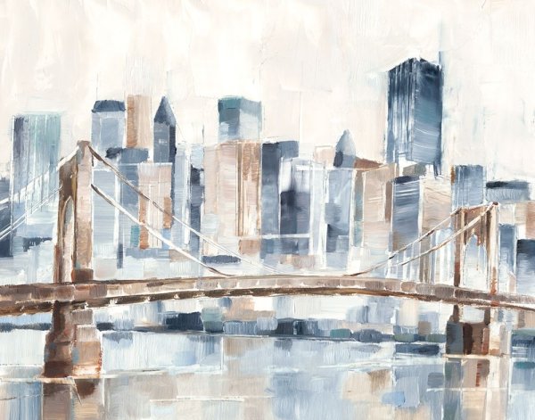Main Product Photo of Blue Hour II Painting by Ethan Harper