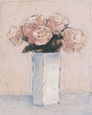 Blush Florals I by Ethan Harper Oil Painting