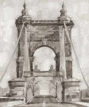Bridge Crossing II by Ethan Harper Oil Painting