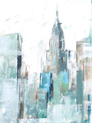 Brilliant City Study II Oil Painting by Ethan Harper - Contemporary