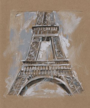 Brushwork Architecture Study II by Ethan Harper Oil Painting
