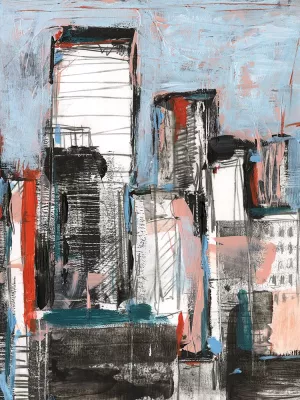 Bustle II Oil Painting by Ethan Harper - Contemporary