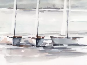 Caribbean Sails I by Ethan Harper Oil Painting