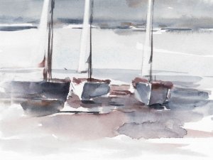 Caribbean Sails II by Ethan Harper Oil Painting