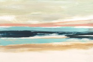 Caribbean Tides II Oil Painting by Ethan Harper - Contemporary