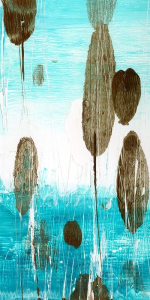 Cattails I Oil painting by Ethan Harper