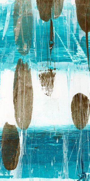 Cattails III Oil Painting by Ethan Harper - Contemporary