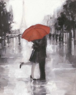 Caught in the Rain by Ethan Harper Oil Painting