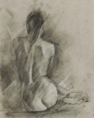 Charcoal Figure Study I Oil Painting by Ethan Harper - Bestsellers