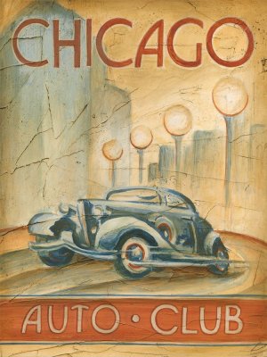 Chicago Auto Club by Ethan Harper Oil Painting