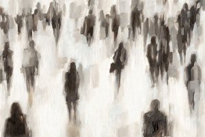 Commuters II by Ethan Harper Oil Painting