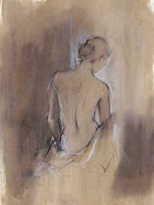 Contemporary Draped Figure II Oil Painting by Ethan Harper - Contemporary