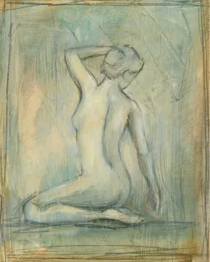 Contemporary Figure Study II Oil Painting by Ethan Harper - Contemporary